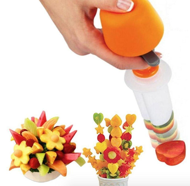 Push & Pop Fruit & Vegetable Shaper Cutter